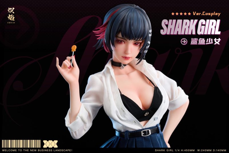 【Pre-order】ChiYan Studio 1/4 Scale Shark Girl Ellen Joe Resin Statue