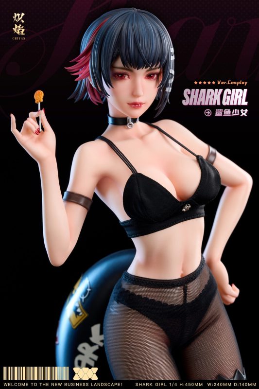 【Pre-order】ChiYan Studio 1/4 Scale Shark Girl Ellen Joe Resin Statue