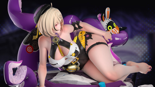 【Pre-order】Meme Studio 1/6 Scale Octopus Girl  Resin Statue