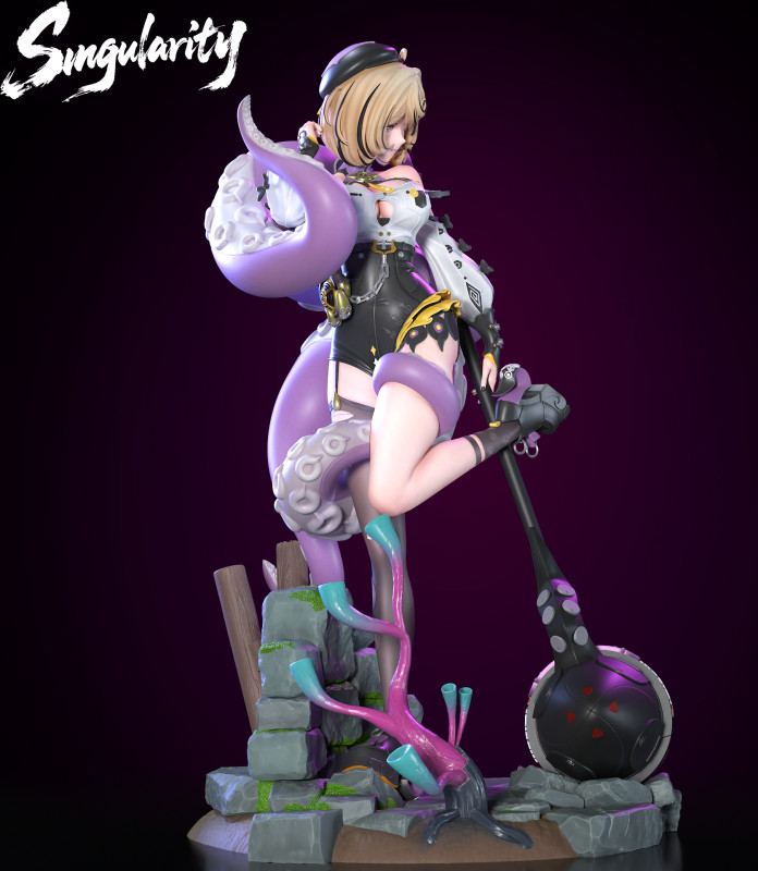 【Pre-order】Singularity Studio 1/6 Scale Octopus Girl - Idhari Bonus Blanche Resin Statue