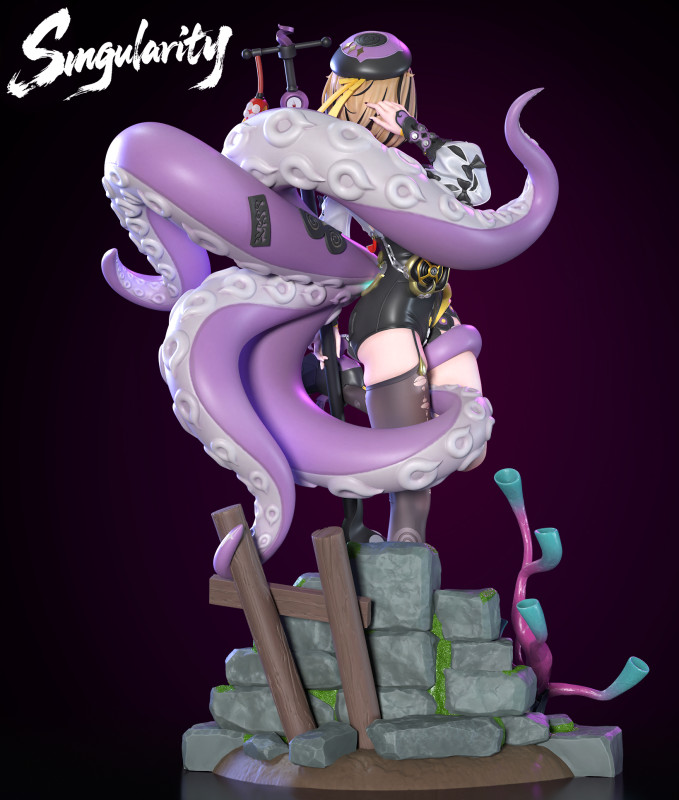 【Pre-order】Singularity Studio 1/6 Scale Octopus Girl - Idhari Bonus Blanche Resin Statue