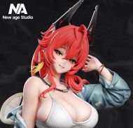 【Pre-order】New Age Studio The Old Lady in the Red Hat Resin Statue