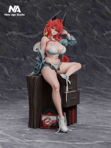 【Pre-order】New Age Studio The Old Lady in the Red Hat Resin Statue