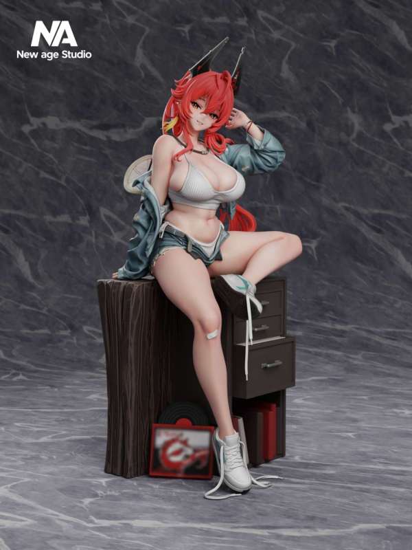 【Pre-order】New Age Studio The Old Lady in the Red Hat Resin Statue