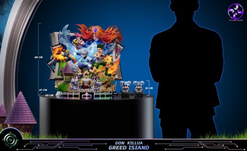 【Pre-order】Scorpion Studio Greed Island Arc Ghon X Killuah Resin Statue