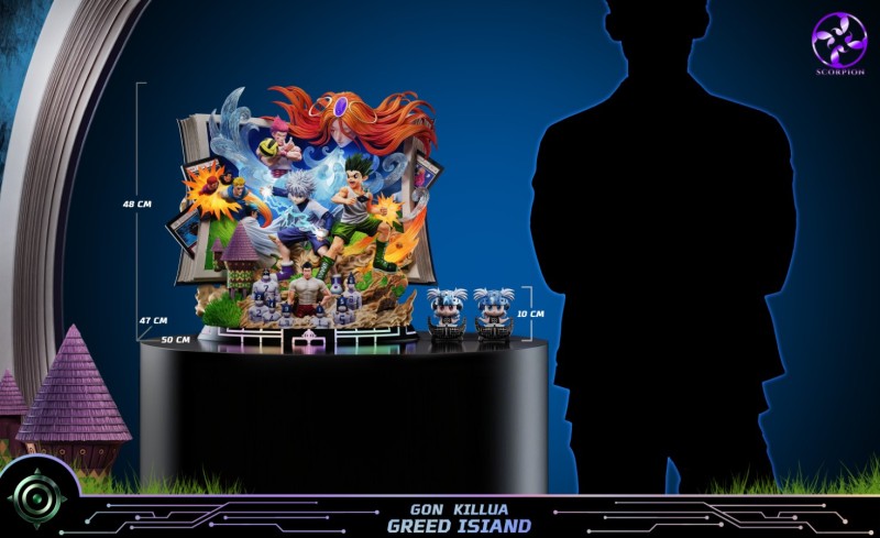 【Pre-order】Scorpion Studio Greed Island Arc Ghon X Killuah Resin Statue