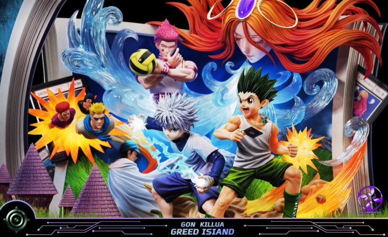 【Pre-order】Scorpion Studio Greed Island Arc Ghon X Killuah Resin Statue