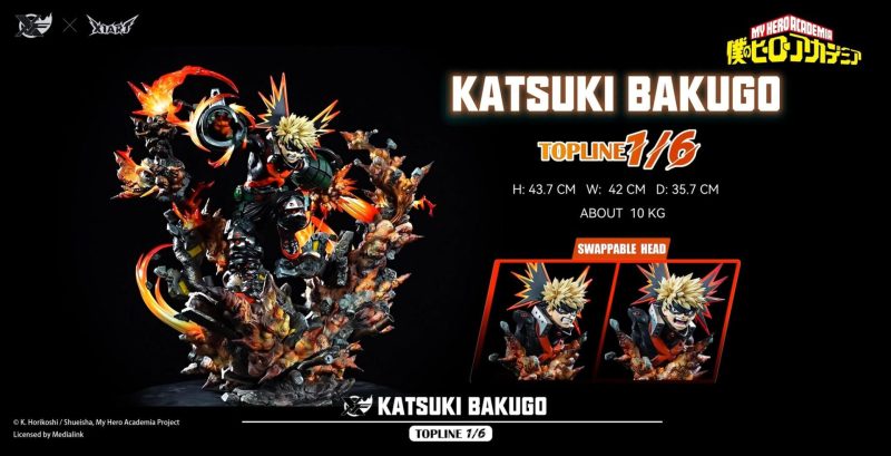 【Pre-order】XFire Studio 1/6 Scale Izuku Midoriya x Katsuki Bakugo Licensed Resin Statue