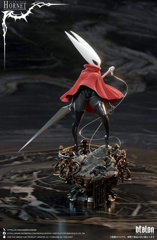 【Pre-order】Dtalon Production 1/6 Scale Hollow Knight: ‌Silk Song Hornet Statue Resin