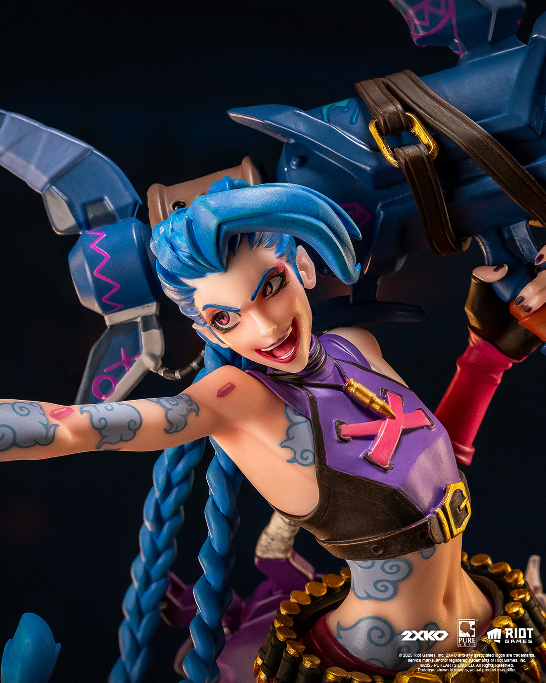 Jinx Ware 【Pre-order】Pure Arts Studio 1/10 Scale 2XKO Jinx & Warwick Resin Statue ...