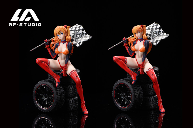 【Pre-order】AF-Studio 1/6 Scale Asuka Sitting on a Tire Resin Statue