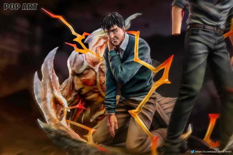 【Pre-order】POP ART Studio 1/6 Scale AOT Reiner Braun X Bertolt Hoover Resin Statue