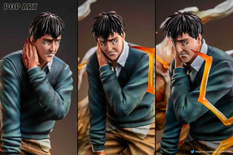 【Pre-order】POP ART Studio 1/6 Scale AOT Reiner Braun X Bertolt Hoover Resin Statue