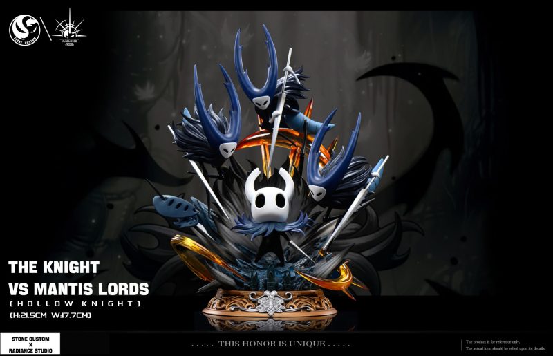 【Pre-order】Stone Custom x Radiance Stone Studio Hollow Knight #05 The Knight Statue Resin