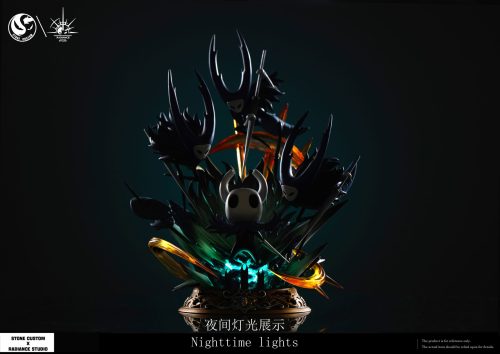 【Pre-order】Stone Custom x Radiance Stone Studio Hollow Knight #05 The Knight Statue Resin