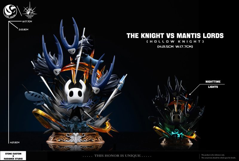 【Pre-order】Stone Custom x Radiance Stone Studio Hollow Knight #05 The Knight Statue Resin
