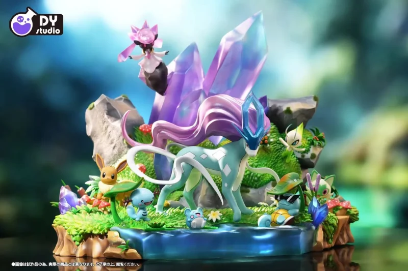 【Pre-order】DY Studio Suicune and Powkemown in the Afternoon Sun Resin Statue