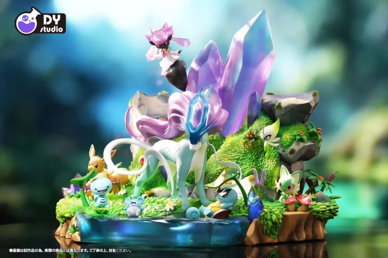 【Pre-order】DY Studio Suicune and Powkemown in the Afternoon Sun Resin Statue