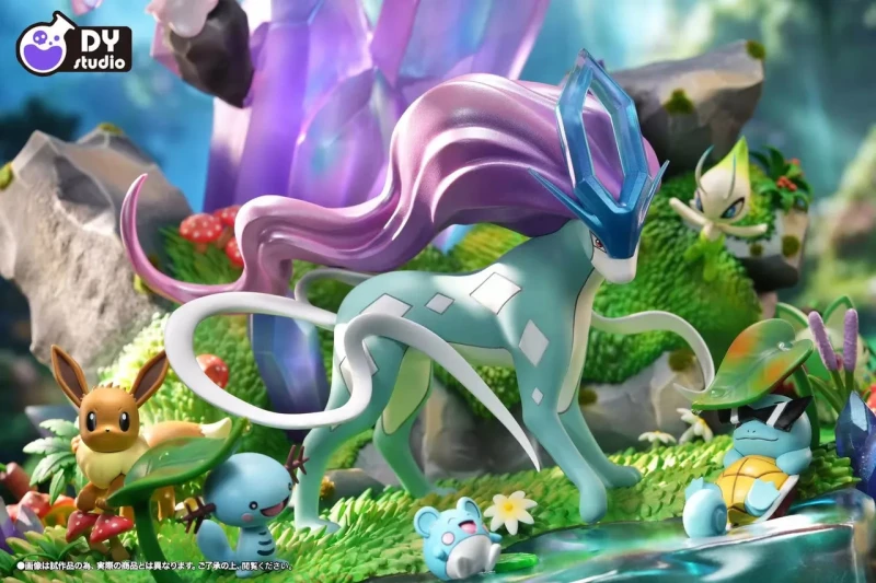 【Pre-order】DY Studio Suicune and Powkemown in the Afternoon Sun Resin Statue