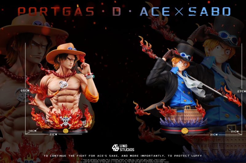 【Pre-order】UNO Studio 1/4 Scale OP SABO Bust Resin Statue