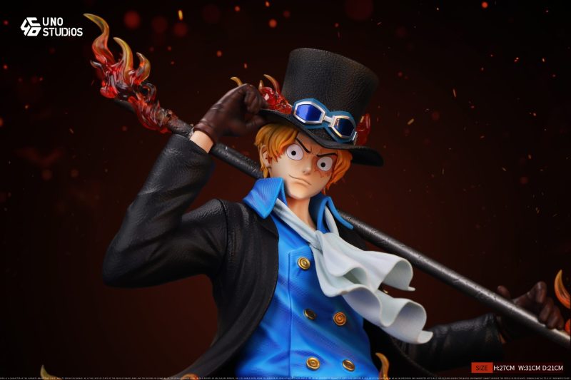 【Pre-order】UNO Studio 1/4 Scale OP SABO Bust Resin Statue