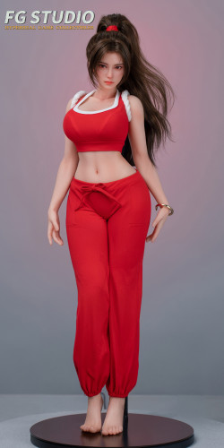 【Pre-order】FG Studio 1/3 Scale Red-clothed fighting girl Full silicone posable figure Resin Statue