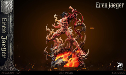 【Pre-order】K1 Studio 1/6 Scale AOT Eren Resin Statue