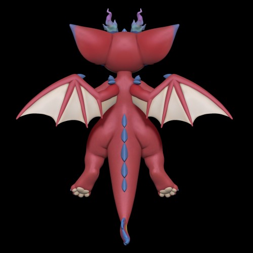 【Pre-order】Lingmo Studio Charmander Plush Toy Resin Statue