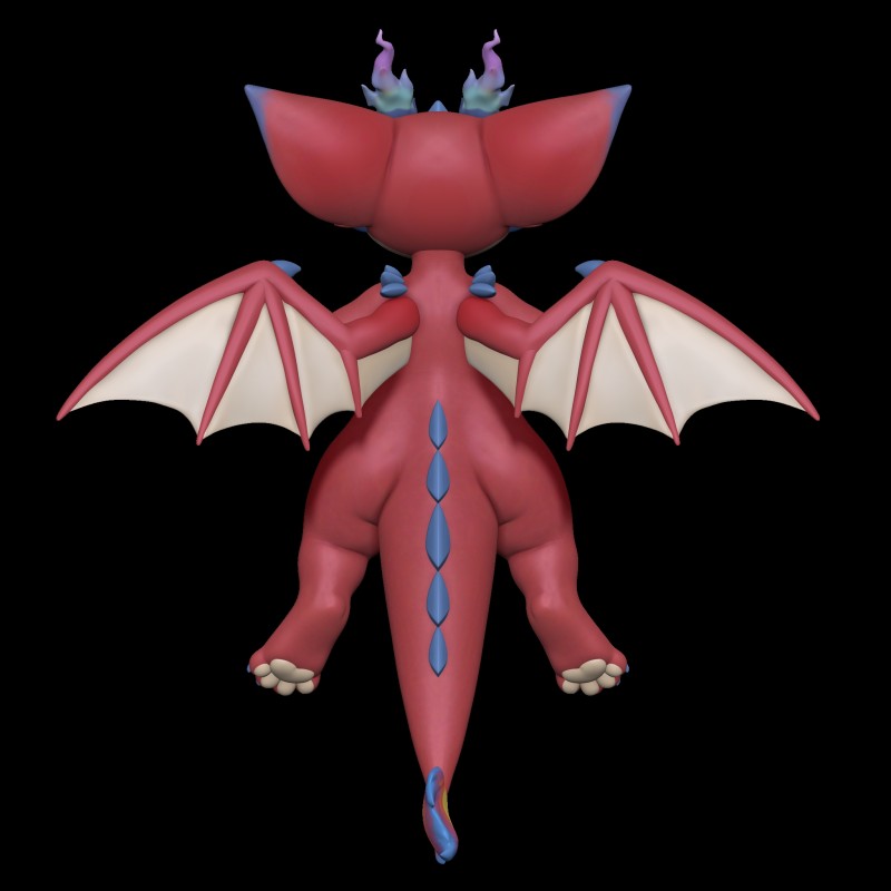 【Pre-order】Lingmo Studio Charmander Plush Toy Resin Statue