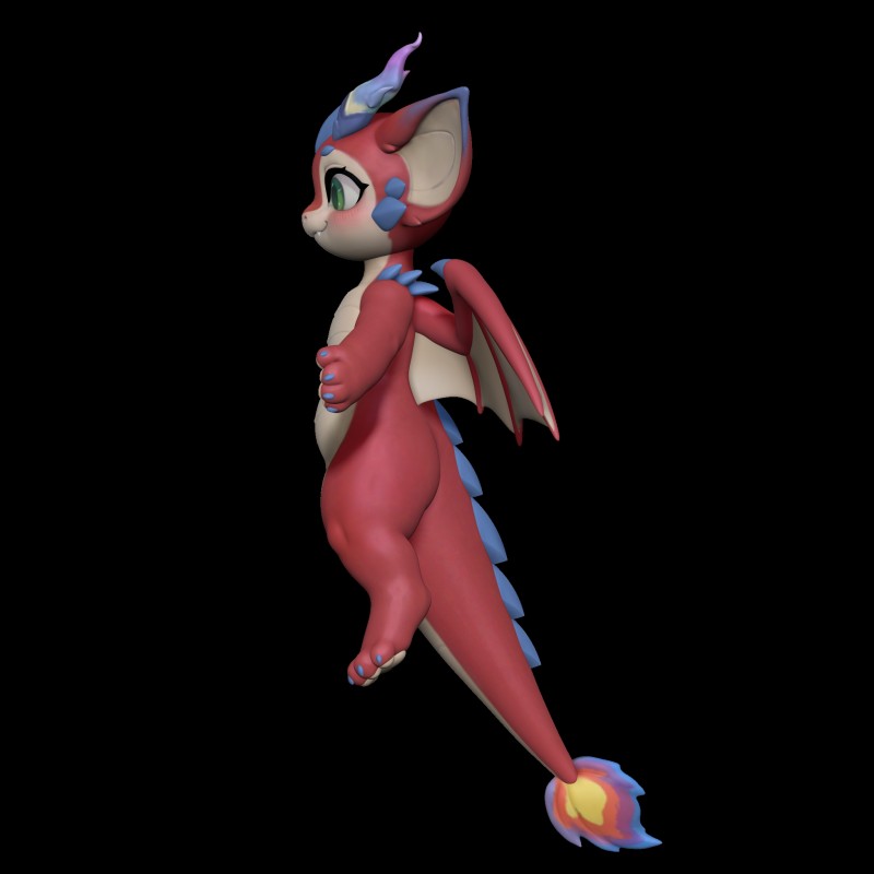 【Pre-order】Lingmo Studio Charmander Plush Toy Resin Statue