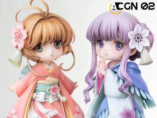 【Pre-order】ACGN 02 STUDIO Chibi Scale Sakura & Tomoyo Resin Statue
