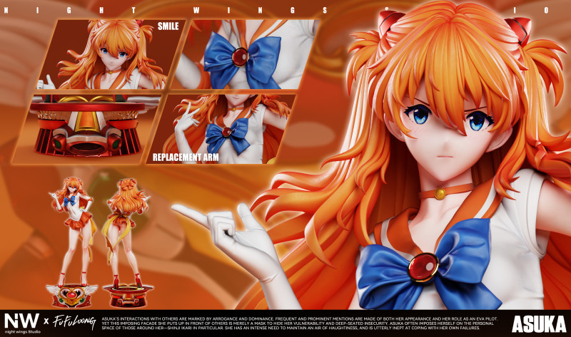【Pre-order】Night Wing Studio 1/6&1/4 Scale Sailor Moon Asuka Resin Statue