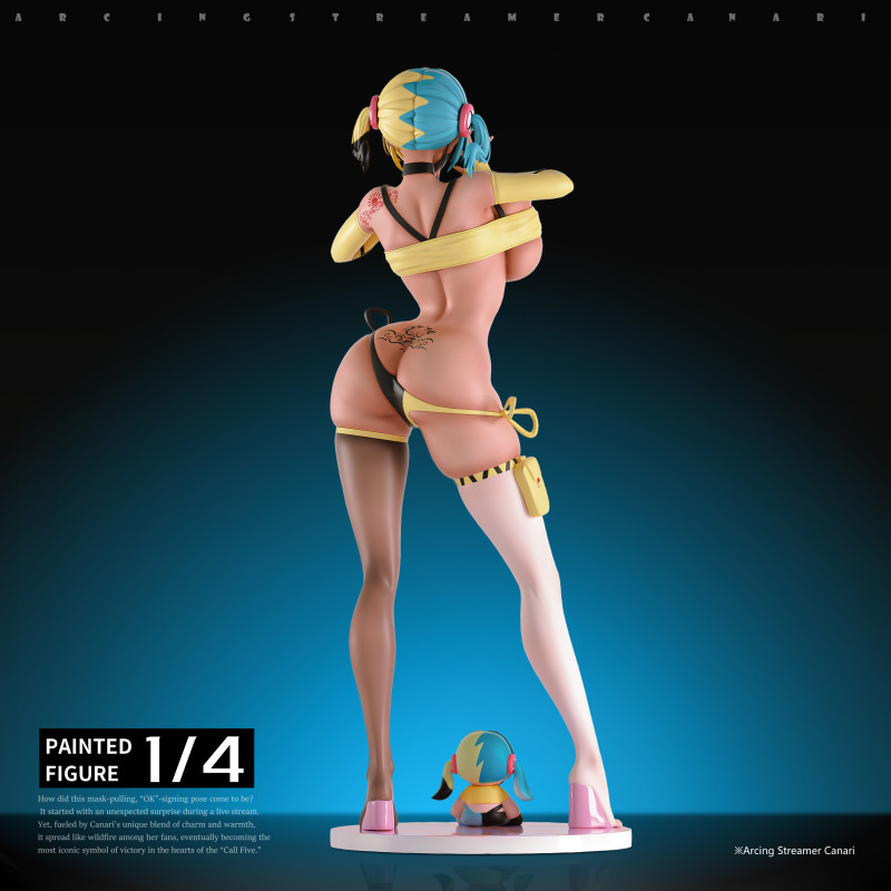 【Pre-order】AGC Studios 1/4 Scale Curvy Girl Kanari Resin Statue