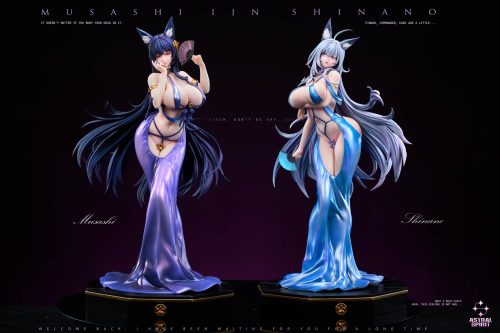 【Pre-order】AstralSpirit Studio 1/4 Scale Fox Sisters IJN Shinano & IJN Musashi Resin Statue