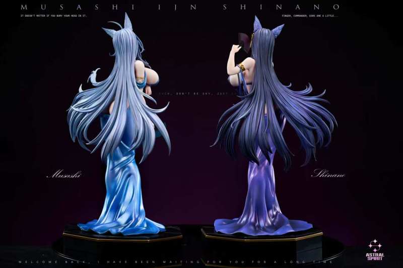 【Pre-order】AstralSpirit Studio 1/4 Scale Fox Sisters IJN Shinano & IJN Musashi Resin Statue