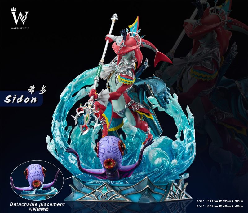 【Pre-order】Wake Studio 1/4 & 1/6 Scale The Legend of Zelda Sidon Resin Statue