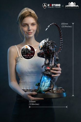【Pre-order】K9 x Deep Tale Studio Mechanical Xenomorph Alien Resin