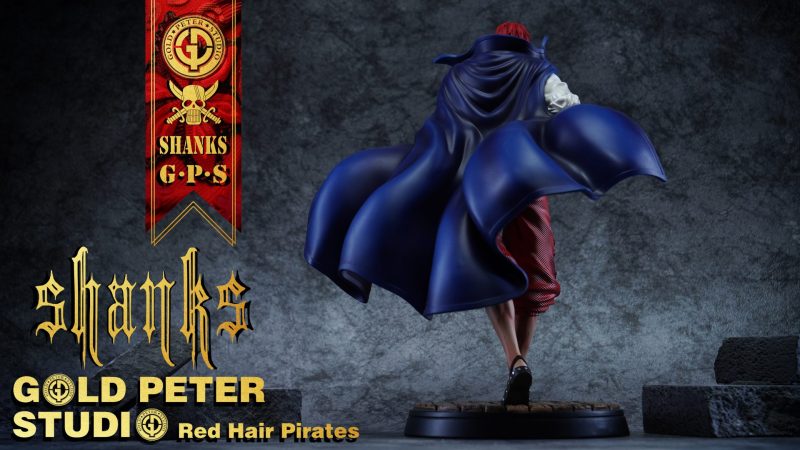 【Pre-order】Gold Peter Studio 1/8 POP Scale OP Shanks Red Hair Pirates Resin Statue
