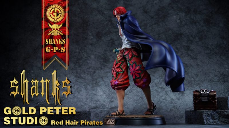 【Pre-order】Gold Peter Studio 1/8 POP Scale OP Shanks Red Hair Pirates Resin Statue