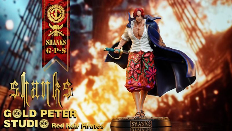 【Pre-order】Gold Peter Studio 1/8 POP Scale OP Shanks Red Hair Pirates Resin Statue