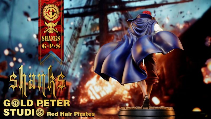 【Pre-order】Gold Peter Studio 1/8 POP Scale OP Shanks Red Hair Pirates Resin Statue