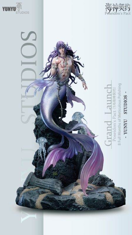 【Pre-order】Cloud Rain Yunyu Studio 1/6 Scale Love and Deepspace Rafayel Poseidon's Pact Resin Statue