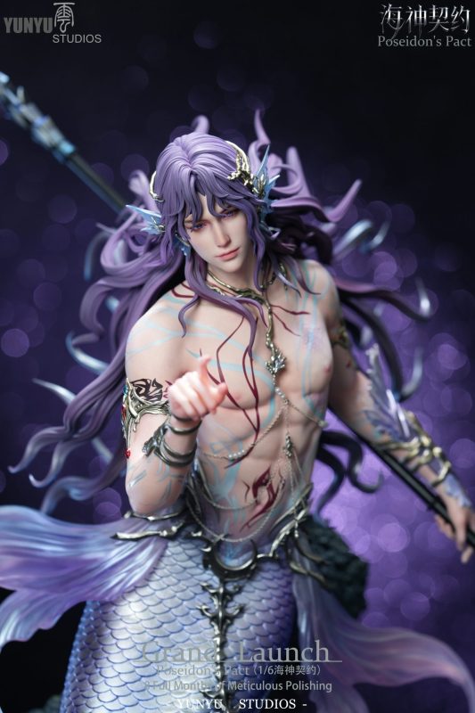 【Pre-order】Cloud Rain Yunyu Studio 1/6 Scale Love and Deepspace Rafayel Poseidon's Pact Resin Statue