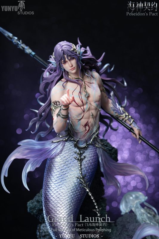 【Pre-order】Cloud Rain Yunyu Studio 1/6 Scale Love and Deepspace Rafayel Poseidon's Pact Resin Statue