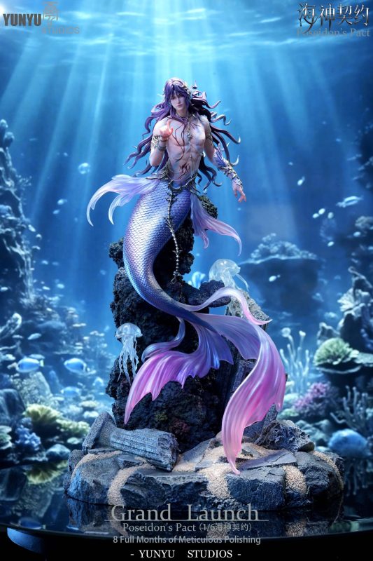 【Pre-order】Cloud Rain Yunyu Studio 1/6 Scale Love and Deepspace Rafayel Poseidon's Pact Resin Statue