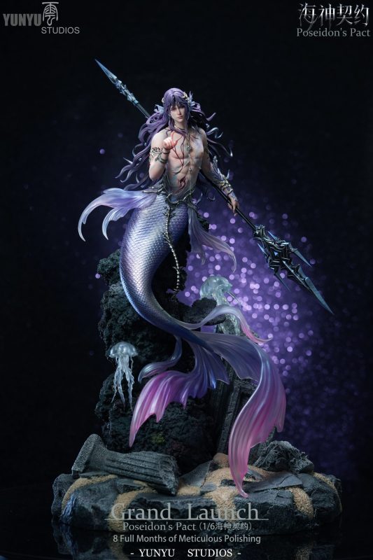 【Pre-order】Cloud Rain Yunyu Studio 1/6 Scale Love and Deepspace Rafayel Poseidon's Pact Resin Statue