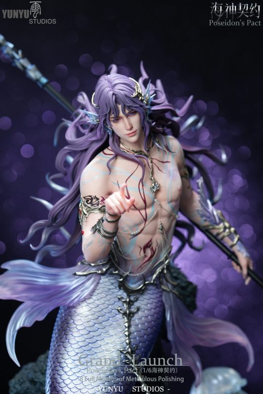 【Pre-order】Cloud Rain Yunyu Studio 1/6 Scale Love and Deepspace Rafayel Poseidon's Pact Resin Statue