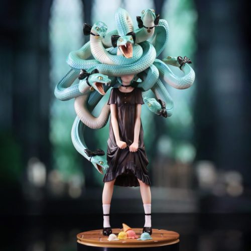 【Pre-order】WeArtDoing Studio Medusa Girl Green Viper & Crimson Viper Resin Statue