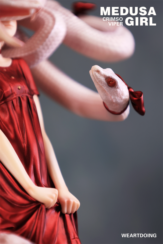 【Pre-order】WeArtDoing Studio Medusa Girl Green Viper & Crimson Viper Resin Statue