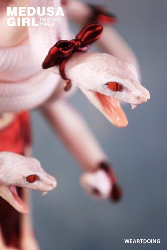 【Pre-order】WeArtDoing Studio Medusa Girl Green Viper & Crimson Viper Resin Statue